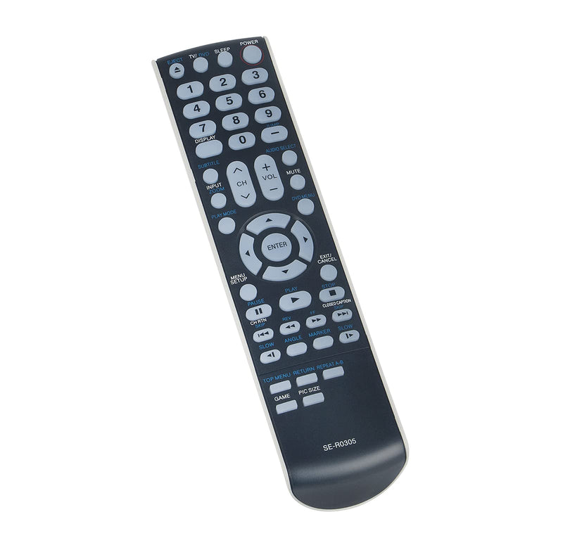 SE-R0305 Replacement Remote AIDITIYMI Remote Control for Toshiba TV/DVD 22LV505C 22LV61K 22LV610 22LV611U-T SER0305 15LV505 19CV100U 19LV61K 19LV505 19LV505C 19LV506 19LV610 19LV610U 19LV61