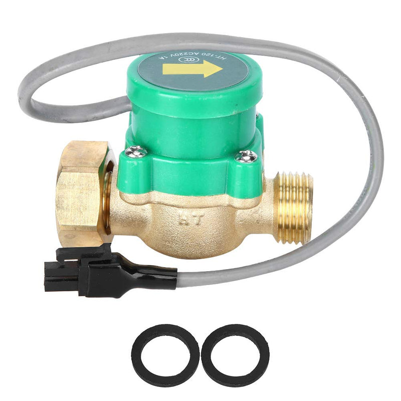 220V Water Pump Flow Sensor Booster Pump Switch Brass Pipeline Switch Electronic Pressure Automatic Control Tap