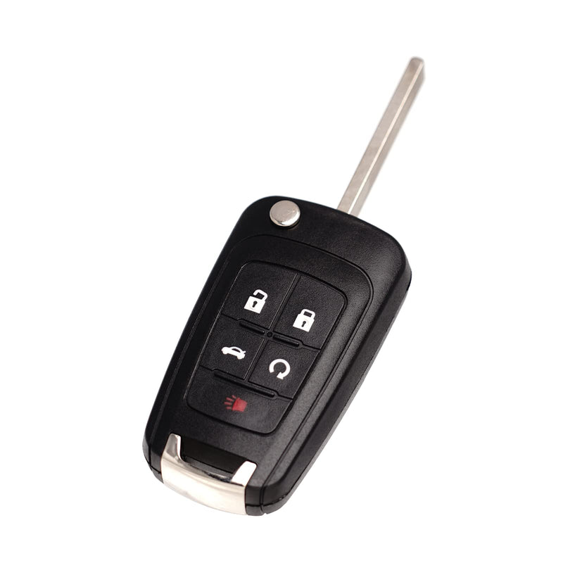 [AUSTRALIA] - Flip Key Fob Replacement Fits for Chevy Equinox Camaro 2010 2011 2012 2013 2014 2015 2016 2017 2018 2019 Cruze Malibu Impala Sonic GMC Terrain Buick Lacrosse Regal Verano Encore Keyless Entry Remote 