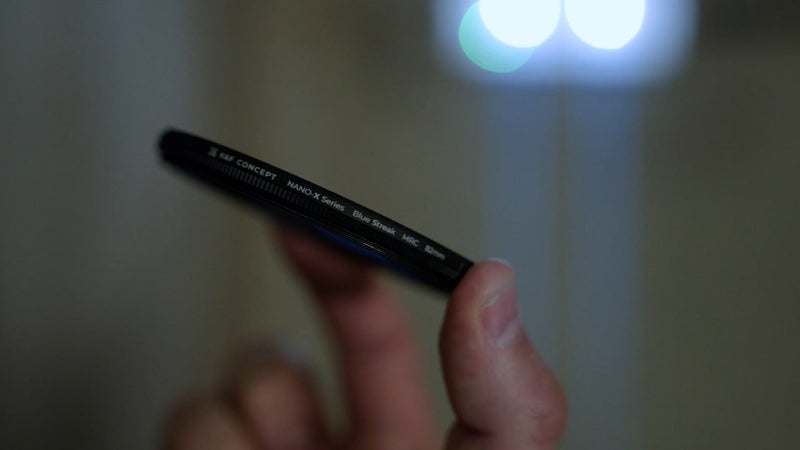 K&F CONCEPT 72mm Blue Streak Lens Spaced Effect Filter