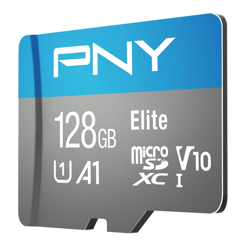 [AUSTRALIA] - PNY 128GB Elite Mobile Accessories Class 10 U1 V10 A1 microSDXC Flash Memory Card - 100MB/s, Class 10, U1, V10, A1, Full HD, UHS-I, Micro SD 