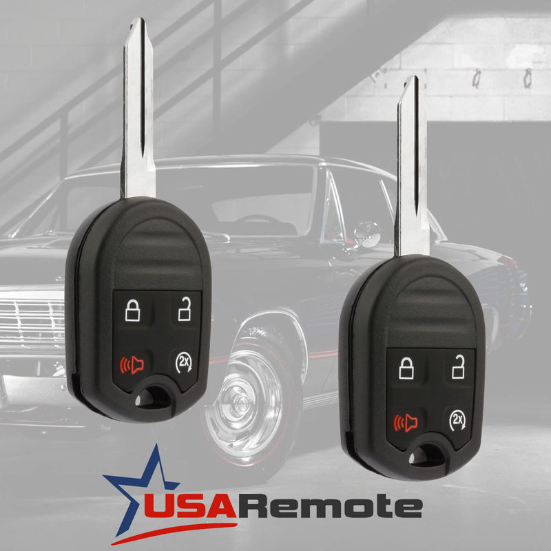 Car Key Fob Keyless Entry Remote Start fits Ford, Lincoln, Mercury, Mazda (CWTWB1U793 4-btn) - Guaranteed to Program 4-btn rs