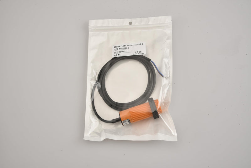M30 Capacitive Proximity Sensor Switch, SZC-M30-20AC, Detecting Distance 1-20mm, 20-250VAC 400mA, Normally Closed (NC), 2 Wire