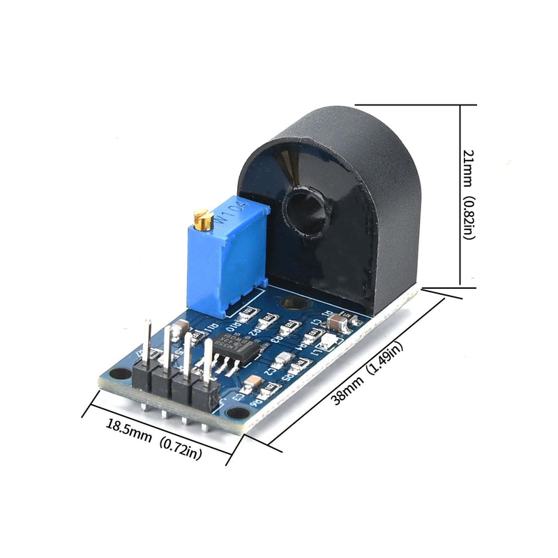 5 pieces 5A current transformer ZMCT103C AC sensor single-phase current converter module