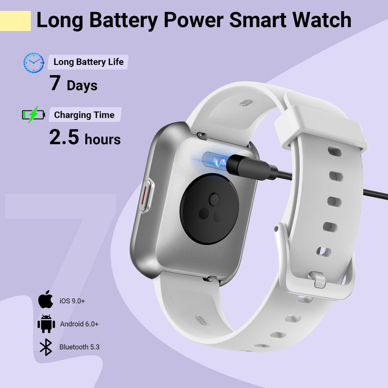 Smart Watch for Women Answer/Make Calls, 1.8'' Fitness Tracker Watch Alexa Built-in, Sleep Heart Rate Monitor, 2024 Ladies Smartwatches 120 Sport Modes 110 Dials, for Android iOS Phone, 2 Packs