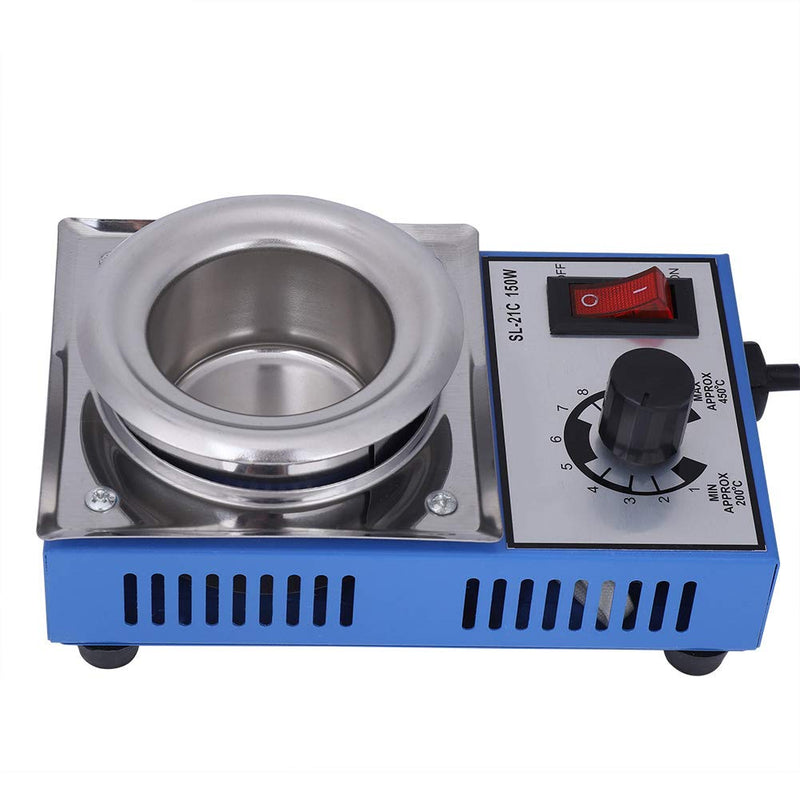220V 150W Soldering Pot Soldering Soldering Pot Saldatore A Stagno Desoldering Bath 50mm St-21C 450 Degree Max