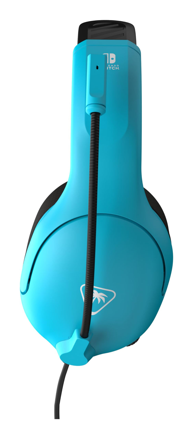 [AUSTRALIA] - Turtle Beach Airlite Fit Wired Gaming Headset: Officially Licensed for Nintendo Switch, Nintendo Switch 2/Lite/OLED Model - Flip-to-Mute Mic, Over-Ear Comfort Cushions, 40mm Speakers - Neon Blue & Red 