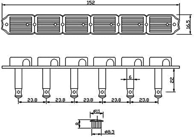 [AUSTRALIA] - 1Sets 6 inline Vintage Guitar Tuners Tuning Pegs Machine Heads for Squier Fender Strat/Tele Style Electric Guitar Nickel 