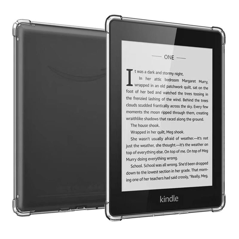 Clear Case Compatible for 6" All New Kindle 10th Generation 2019 Release (NOT Fit Kindle Paperwhite/Kindle Oasis),Slim Soft TPU Silicone Case Cover Skin for Kindle 10th Gen 2019 (Transparent) Transparent