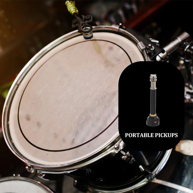 [AUSTRALIA] - Vaguelly African Drum Pickup - Metal Mic Amplifier for Cajon and Hand Drums Enhances Sound Clarity Perfect for Music Lovers 