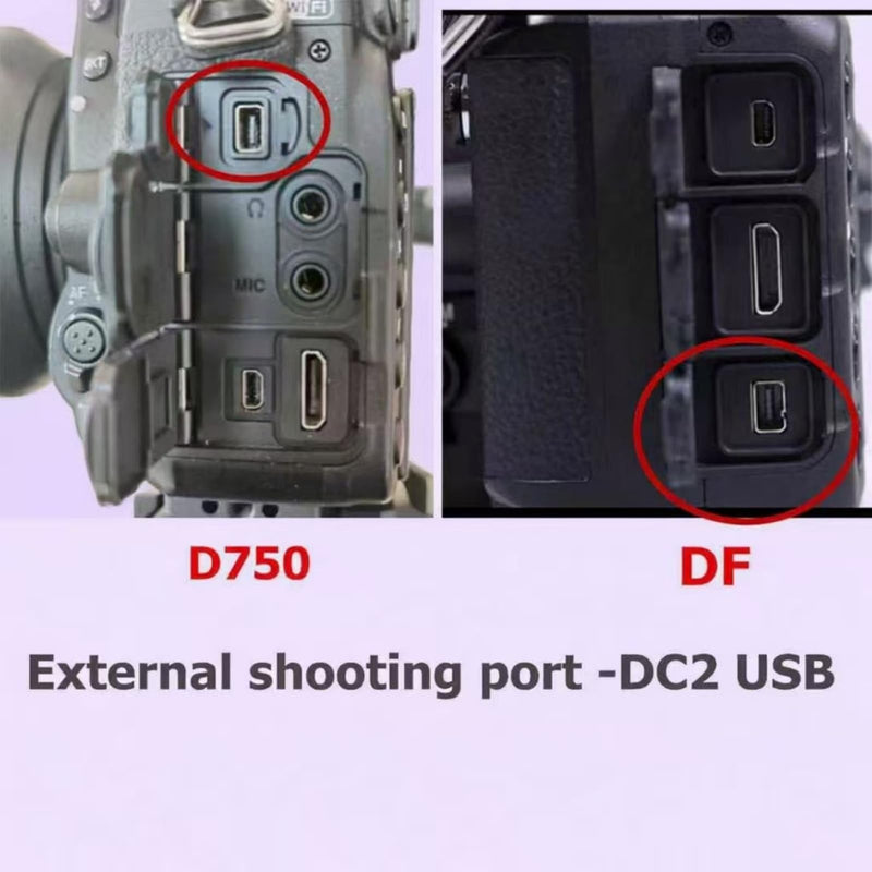 [AUSTRALIA] - RC-301 Camera Release Cable for Nkon Remote Shutter Control Compatible with DF, Z5, Z6, Z7, D750, D7200, D7100, D7000, D7500, D5000 D600, D610, D5100, D5200, D5300, and D5600 Models 