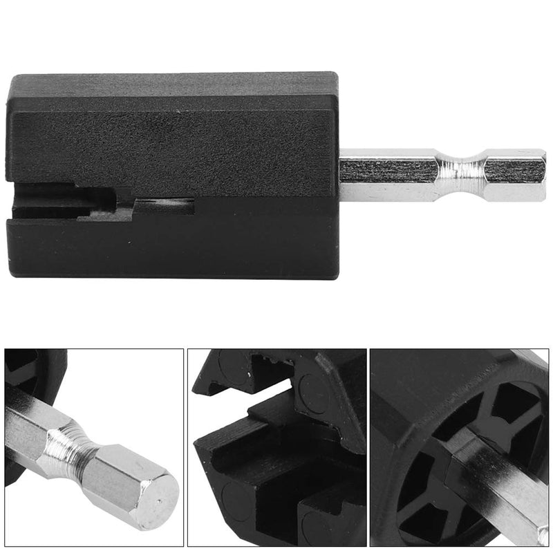 [AUSTRALIA] - Vbestlife 2PCS Guitar Electric Drill Drill Bit String Peg Winder, String Winder Tuning Peg Puller Guitar Repair and Maintenance Tool Playing Accessories 