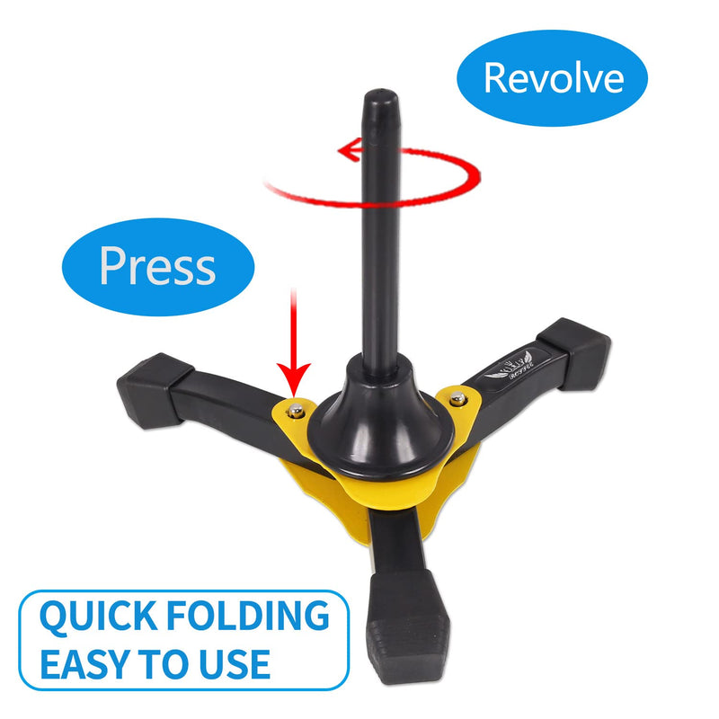 [AUSTRALIA] - Portable Foldable Tripod Stand for Soprano Saxophone - Sturdy Sax Holder Stand… 