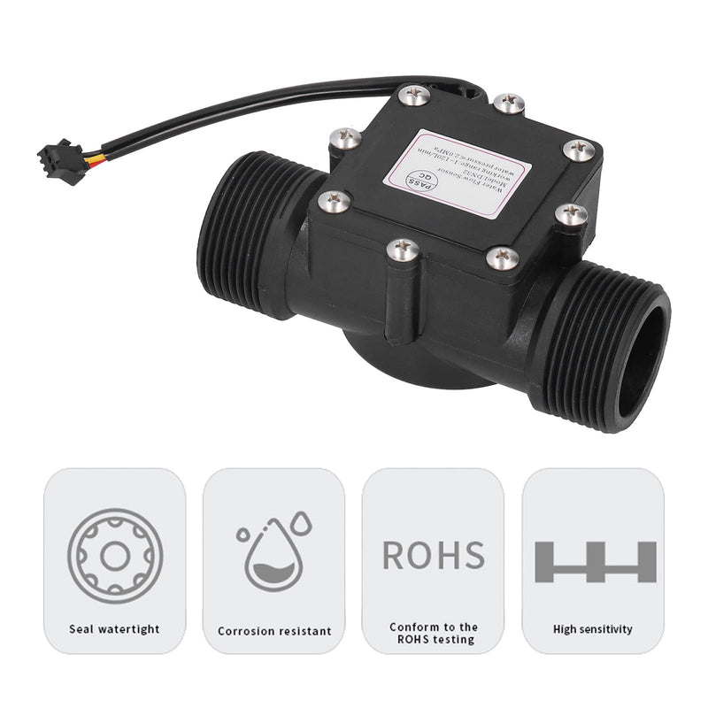 Water Flow Sensor YF-DN32 G1.25 in Service Water Flow Meter, Pipe Water Flow Meter, DC3-24V Hall Sensor