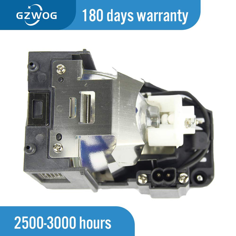 Gzwog AN-XR10LP AN-XR20LP AN-100LP Replacement Projector Lamp Bulb with Housing for Sharp XR-105/10S /10X/11XC/20S/20X/HB007/HB007X;XG-MB50X/MB50XL/MB55/MB55X/MB65/MB65X/MB67/MB67X;XV-Z3100/Z3000/Z100