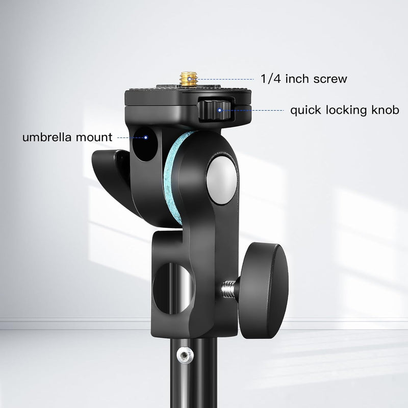 Godox Umbrella Mount Flash Bracket AD200 Accessories - Model AD-E2 with Stable Support, 1/4 Inch Screw, and Cold Shoe Mount for , V1,V860III, TT600, AD200Pro, AD300Pro