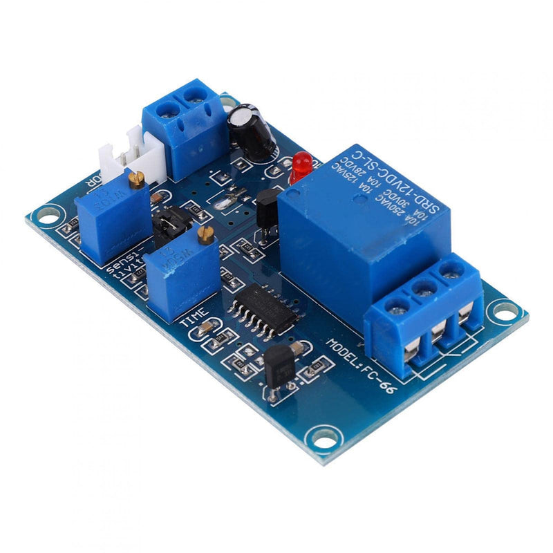 BuyWeek Photoresistor Relay Module, DC 12 V Light Detection Sensor, Light Control Switch, Light Sensitive Sensor, Adjustable Delay, Photoresistor Relay Module, Light Sensor (DC 12 V)