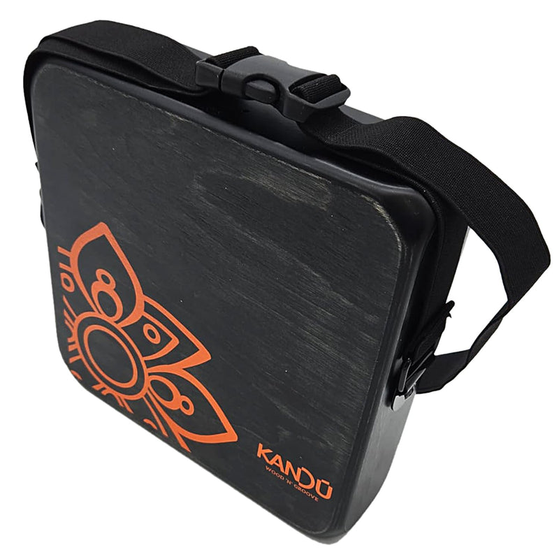 The Kandu Mashbox - is the first-ever wearable drum shaker,small Cajon designed to meet the needs of every percussionist (Black) Black