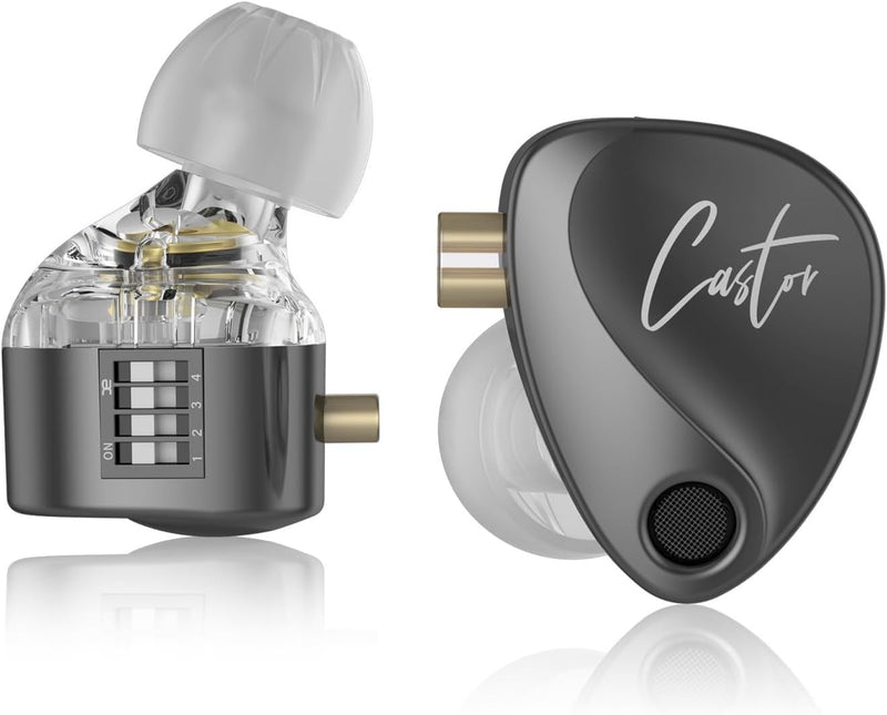 KZ Castor Improved Bass Earbuds with Microphone (Tuning)