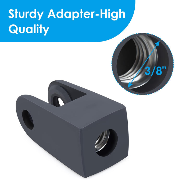 YOUSHARES HyperX Quadcast Mount Adapter for HyperX Quadcast s Mic - The HyperX Quadcast Boom Arm Replacement Adapter Get The Reliable Support and Allowing for More Diverse Content Creation Scenarios HyperX Quadcast Adapter
