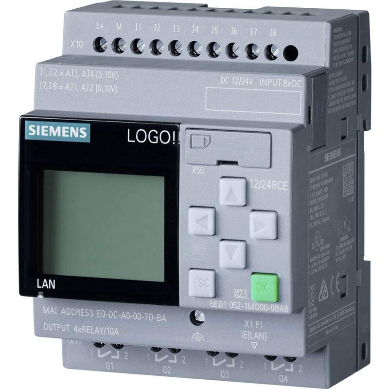 PLC Programming Cable for Siemens Logo! Series, No Driver Installation Required, Isolated Interface, for 6ED1057-1AA01-0BA0 Replacement.
