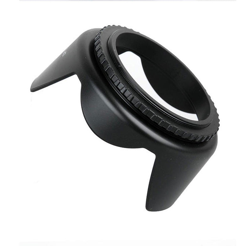 [AUSTRALIA] - Komet 58MM Tulip Flower Lens Hood Compatible for Canon EOS 4000D 3000D 2000D 90D 80D 77D 250D 1500D 1300D DSLR Cameras with EF-S 18-55mm 