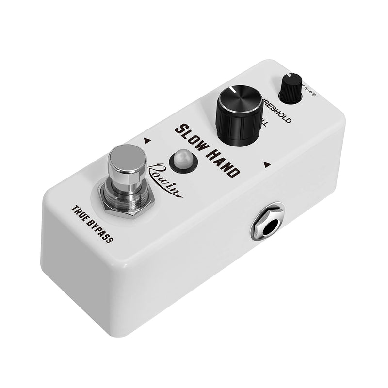 Rowin Digital Slow Hand Guitar Pedal Slow Gear Combine Reverb or Delay for Electric Guitar Bass True Bypass (LEF-326)