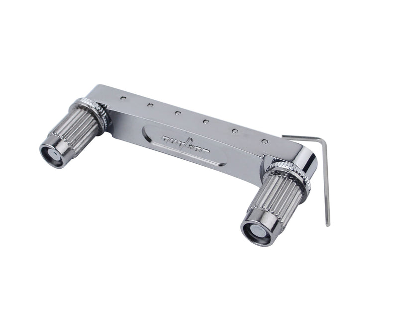 Guyker Guitar Saddle Bridge - Tune-O-Matic Bridges with Studs Replacement for LP EPI 6 String Electric Guitar (GM003, Chrome) Chrome, GM003