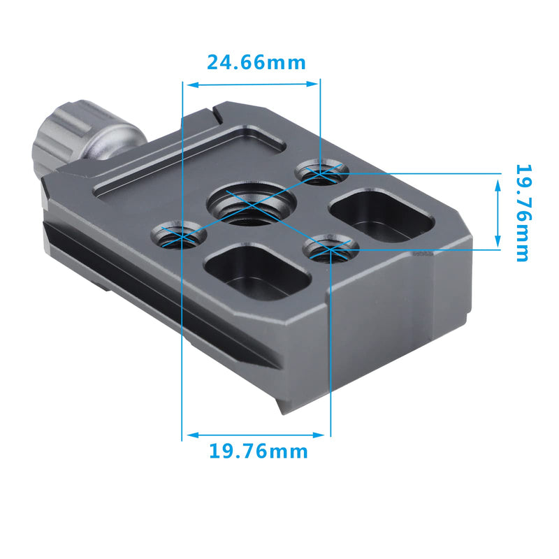 [AUSTRALIA] - Quick Release Clamp,QR Base,Camera Mounts Clamps for Arca-Swiss Standard Compatible with DJI Ronin S 2/3/3-pro/c2 Gimbal for Zhiyun Crane Series and Camera Tripod 