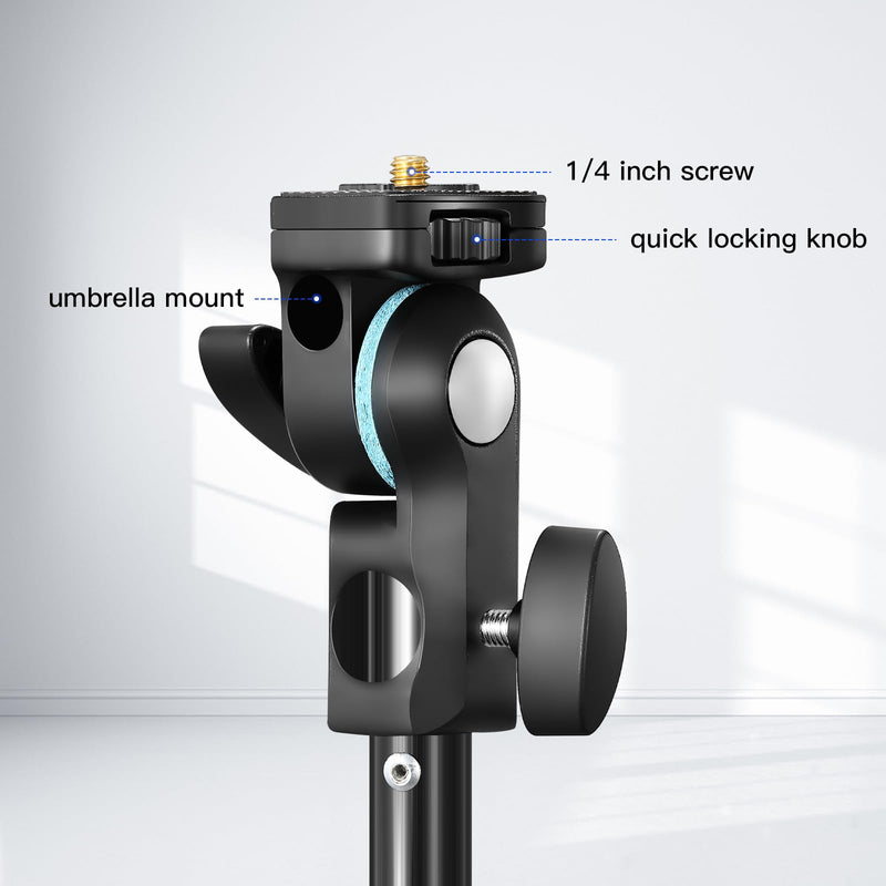 Godox AD-E2 Flash Holder Metal Bracket with 1/4 Inch Screw Umbrella Mount for AD200 AD200Pro AD300Pro 1 Pack