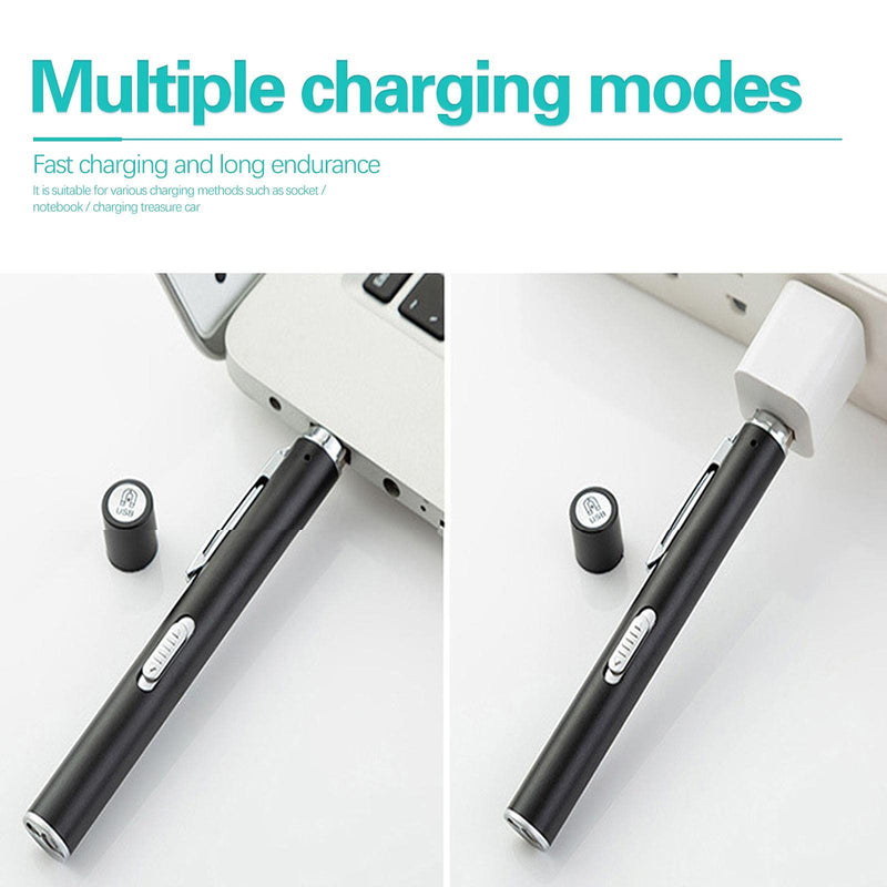 Uadme Pupil Light, Diagnostic Light, Rechargeable, Medical Light Pen for Nurses, Doctors, with Pocket Clip and USB Cable