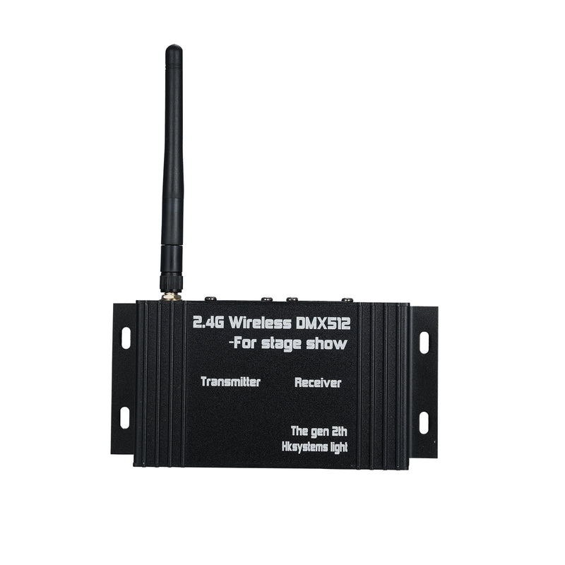 DMX512 2.4G Wireless Controller Transmitter Receiver LCD Display Power Adjustable Repeater Lighting Controller 35 Groups ID Coding for Party DJ Show Club LED Stage Disco KTV Stage Light
