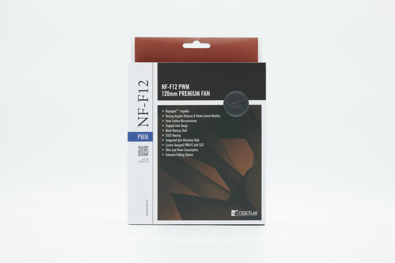Noctua NF-F12 PWM, Premium Quiet Fan, 4-Pin (120mm, Brown)