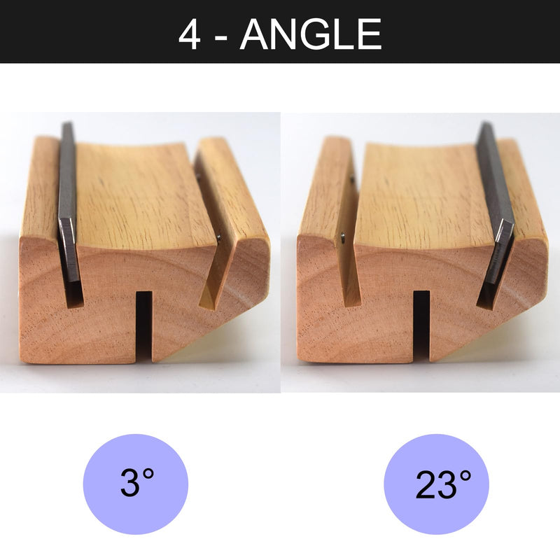 Fret End Beveling File Set for Guitar and Bass - 3/23/35/90 Degree Fret End Dressing File 4 in 1 Fret Crowning End Bevel File Precision Luthier Tools by iLuiz 90/3/23/35
