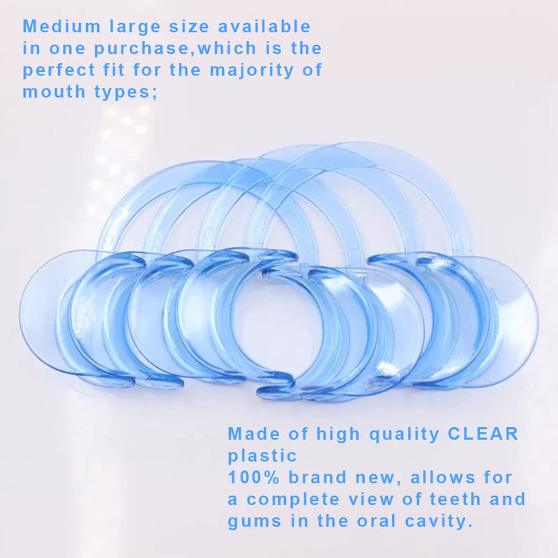 C-Shape Mouth Opener, Dental C-Shape Mouth Opener, Mouth Opener Challenge, Cheek Holder, Mouth Angle Holder, for Oral Examination, Treatment, Teeth Whitening