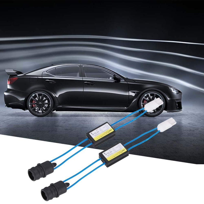 EVGATSAUTO Decoder LED Signal Lights, 2 Pieces T10 LED Warning Canceller Adapter Headlight Error Free Decoder Device Resistor