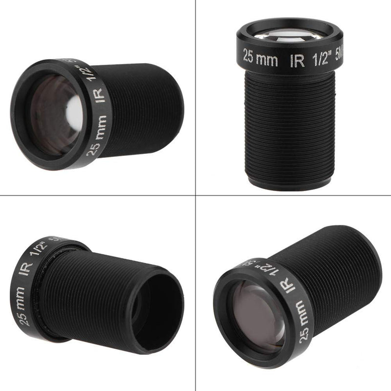 HD CCTV Camera Lens, 5 Million Pixels and 25mm Focal Length Have IR Night Vision Function Universal Compatibility Gives You a 24-Hour Default