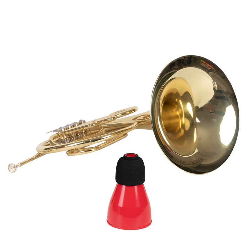 TIPPER French Horn Mute Lightweight Practice French Horn Mute (Red) Red