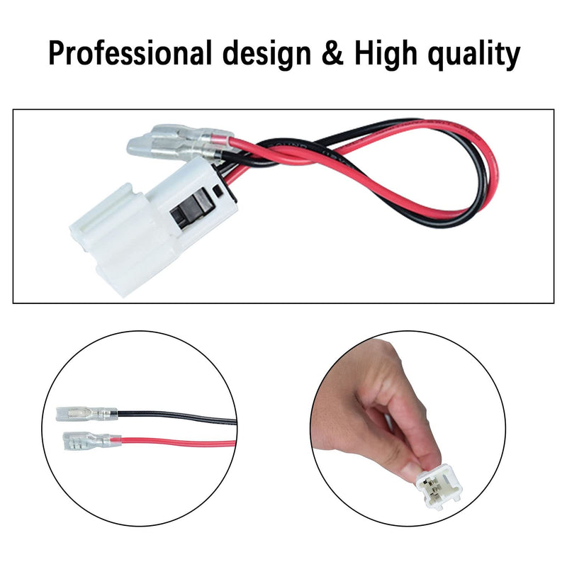 [AUSTRALIA] - 4Pcs Speaker Harness Replacement for Nissan Wire Harness 2004-2013 2014 2015 2016 2017 2018 2019 2020 2021, Infiniti Speaker Adapter 2006-2018 Car Speaker Connector Harness Adapter 