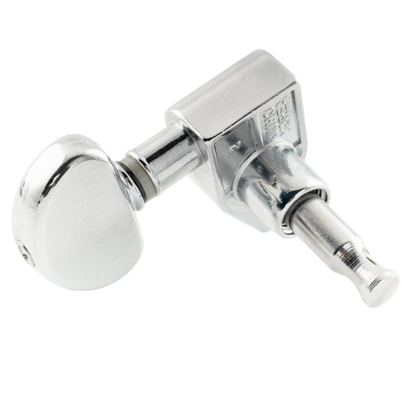 Wilkinson WJ303 3L3R Guitar Tuners Machine Heads 1:19 Ratio Tuning Pegs Keys for Epiphone USA Les Paul SG Electric or Acoustic Guitar, Chrome