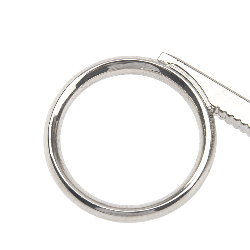 2Set Yootones Trumpet Slide Finger Ring with Fix Screw Kit Compatible with Trumpet Repairing Accessories (Silver)