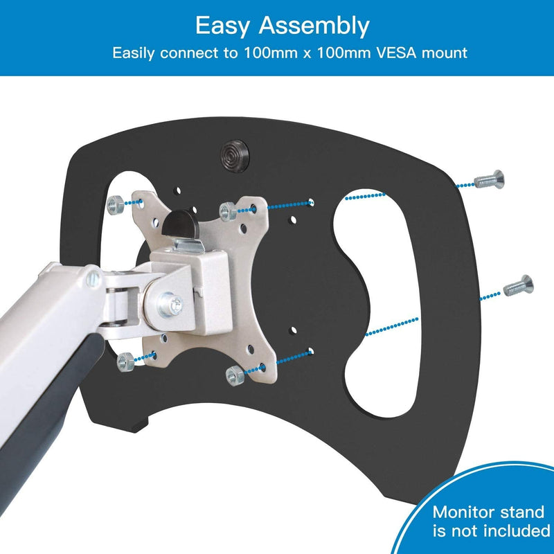 HUANUO Dual Monitor Stand&Laptop Tray