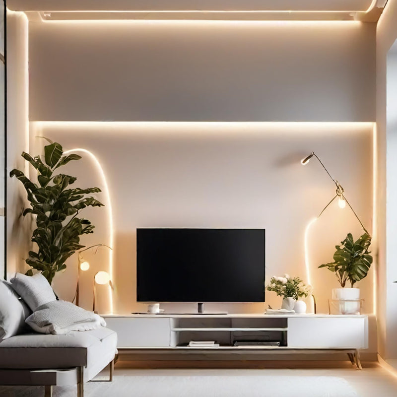 24V COB Led Strip Lights WarmWhite 3000K, 32.8FT/10M CRI 93+ Cob Led Tape Lights 3200Leds Flexible Dimmable Lights Strip for Bedroom, Mirror, Cabinet, Kitchen Room Decor(Only Strip) Warm White(not included power adapter)