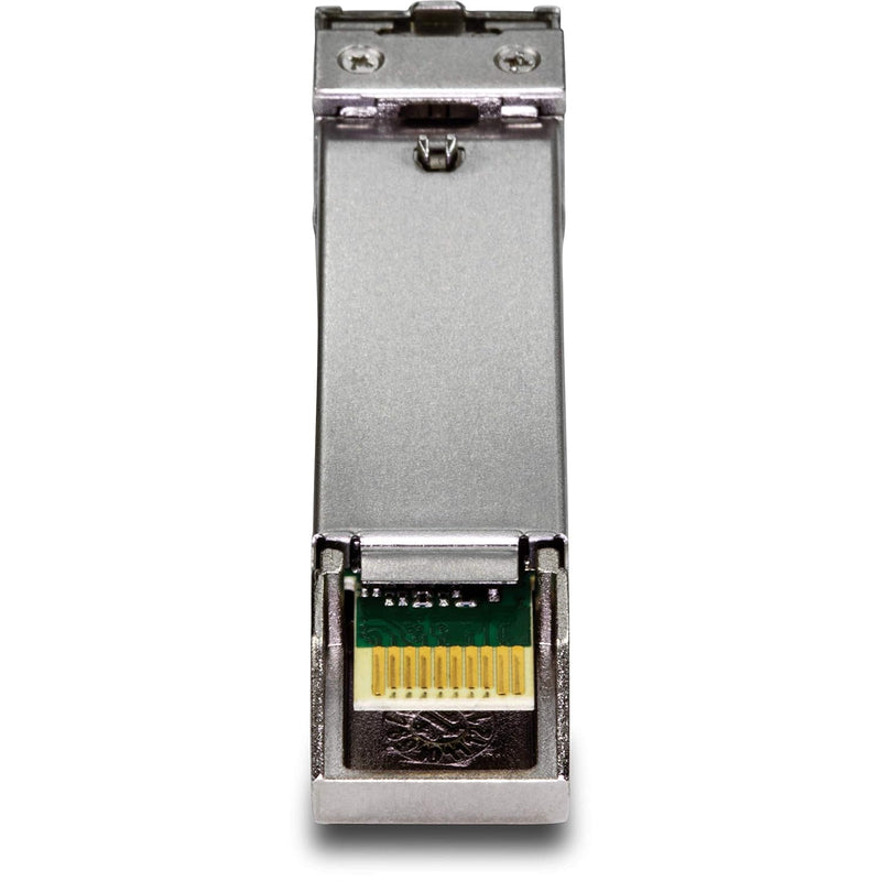 TRENDnet SFP Single Mode LC Module (20km/ 12.4 mi), TEG-MGBS20, Data Rates up to 1.25Gbps, 1310nm Single Mode, IEEE 802.3z Gigabit Ethernet, ANSI Fiber Channel Compliant, Lifetime Protection 1-Pack 20 km/12.4 mi