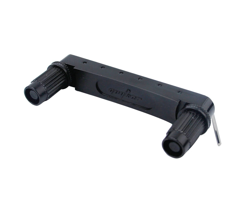 Guyker Guitar Saddle Bridge - Tune-O-Matic Bridges with Studs Replacement for LP EPI 6 String Electric Guitar (GM003, Black) Black, GM003