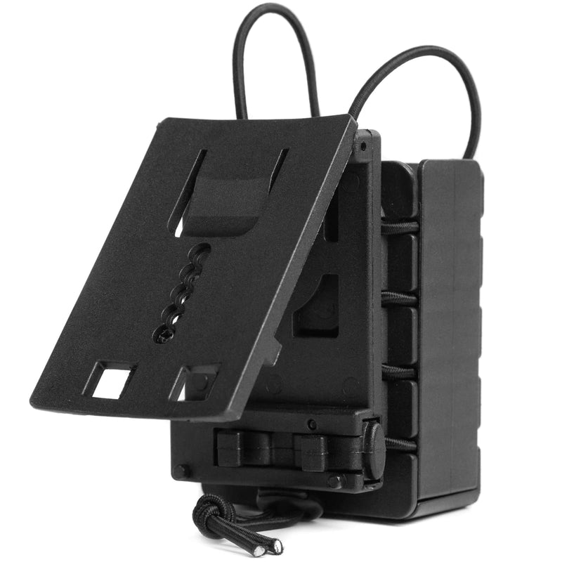 Polymer Radio Holster Molle Walkie Talkie Holder Tactical Duty Belt Radio Case Two Way Radio Pouch for Motorola APX 6000 MTS2000 Kenwood Hytera Baofeng(1 Pack) Polymer 1Pack