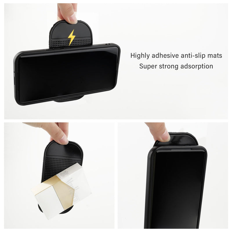 10PCS Sticky Pad for Car Dashboard,Non Slip Dash Pad Dashboard Mat for Phones,Keys,Coins,PU Silicone Dashboard Sticky Pad Car Organizer Car Accessories for Most Cars