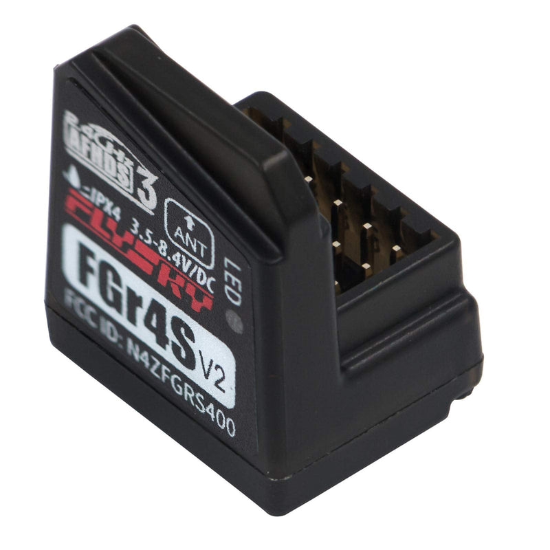 FGR4S V2 Receiver 2pcs AFHDS 3 Built-in Single-Antenna Bidirectional PWM/PPM/IBUS Output Receiver for NB4 PL18 Remote Control Transmitter
