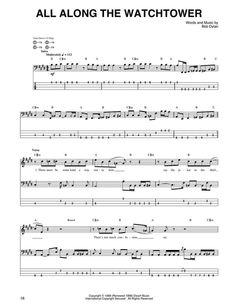 Monster Book of Rock Bass Tab Play It Like It Is | Bass Guitar Songbook with Note-for-Note Transcriptions | Includes Money, Layla, Detroit Rock City and More | Cherry Lane Music