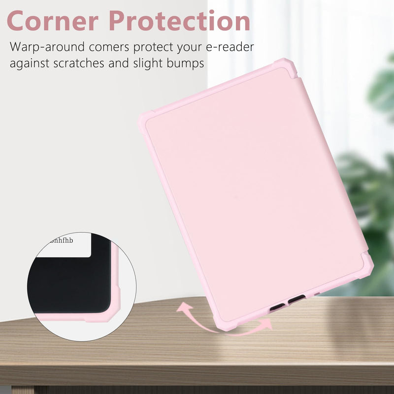 COO Case for 6.8” Kindle Paperwhite Premium Lightweight PU Leather Book Cover with Auto Wake/Sleep for Kindle Paperwhite 11th Generation 6.8" 2021 Released Pink